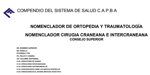 Compendio del sistema de salud CAPBA
